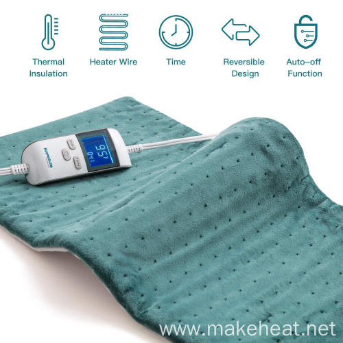 UL Approved Full Washable Moist Dry Heating Pad With Digital LCD